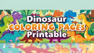 Dinosaur Coloring Pages Printable